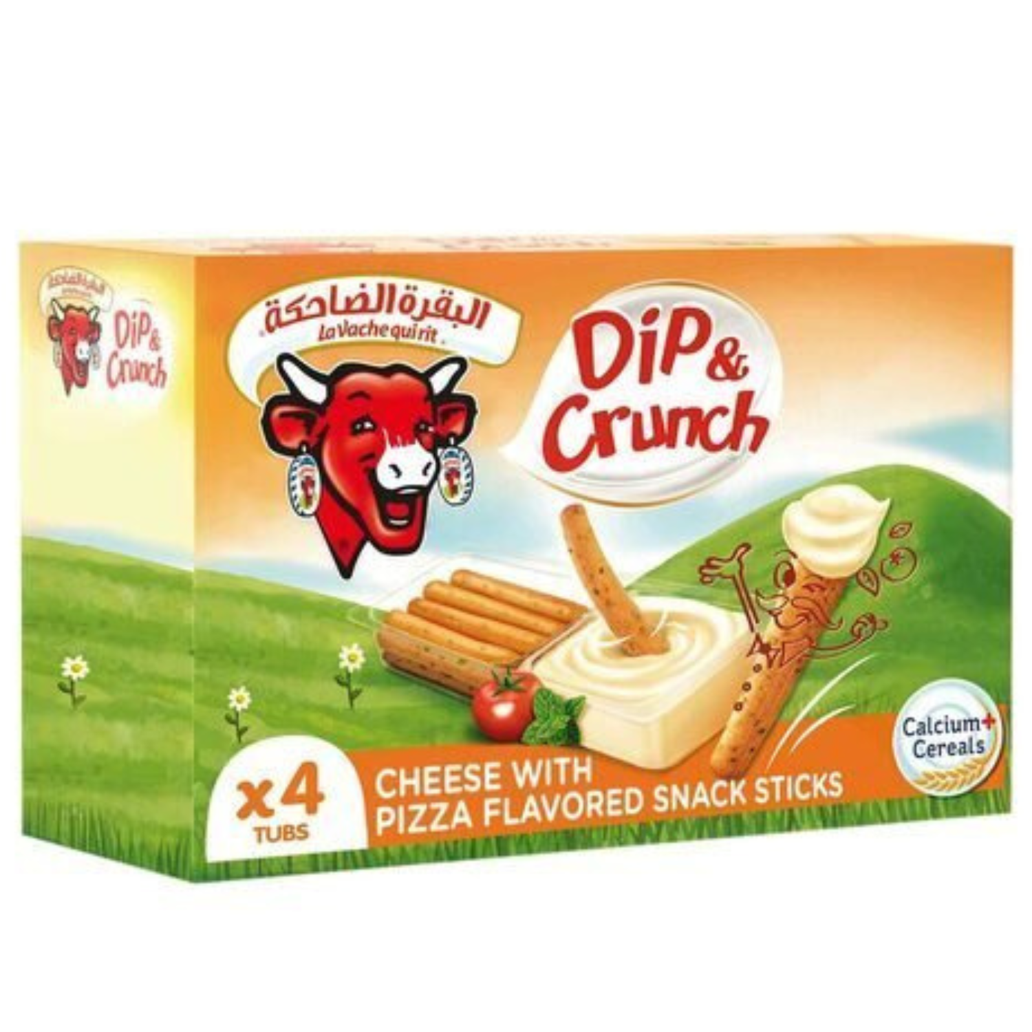 Buy Laughing Cow Dip and Crunch Pizza Breadsticks Imported Online at